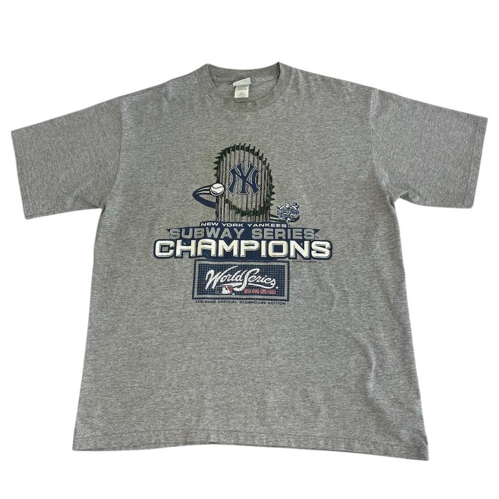Vintage World Series Yankees Subway Series T-shirt Y2K 2000